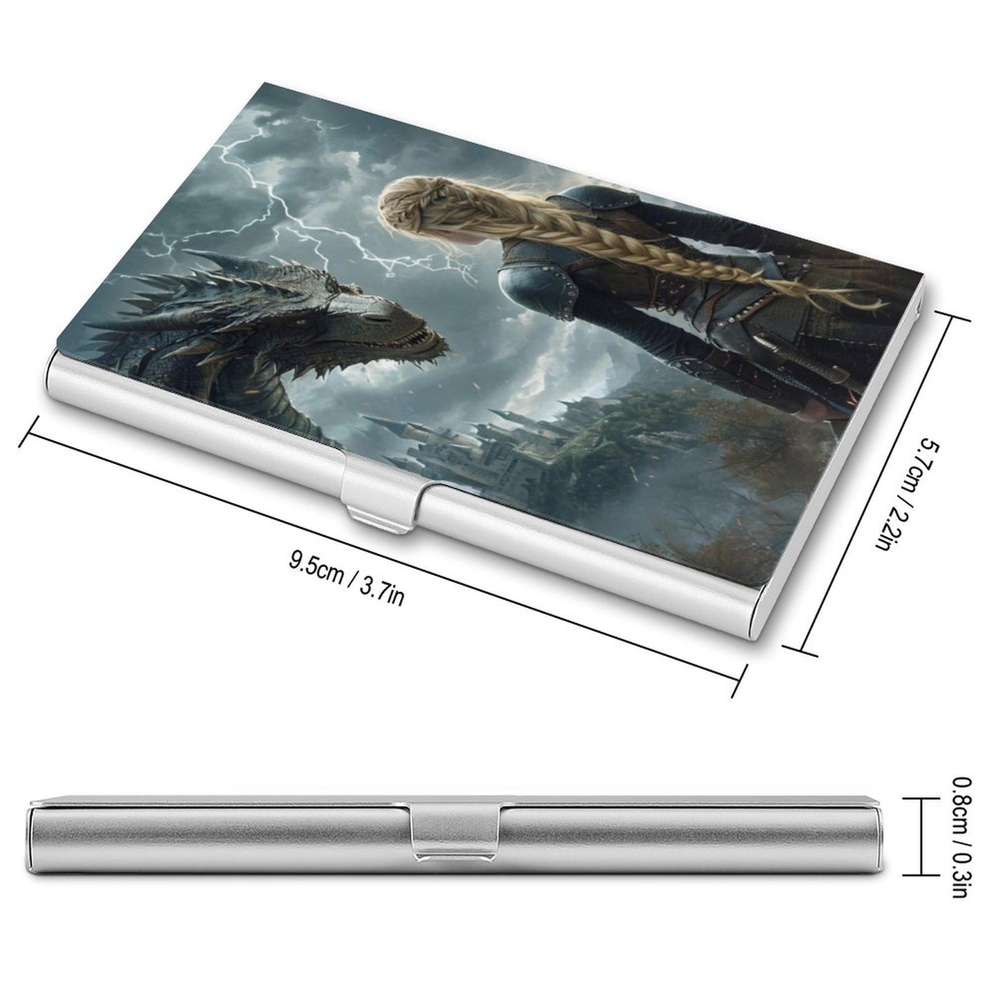 Aelin and Dragon Business Card Holder