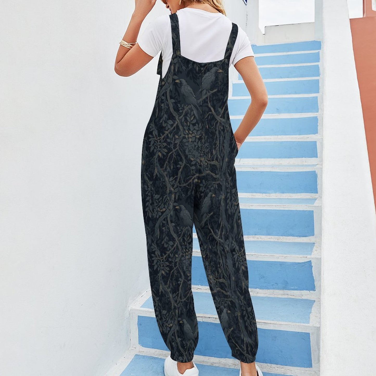 Spaghetti Strap Jumpsuit RP (All-Over Printing)