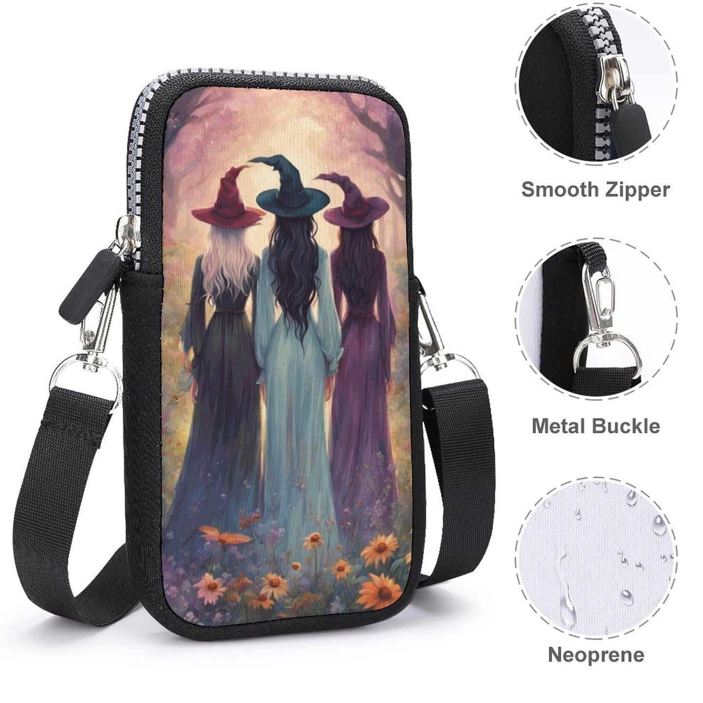 The Sisterhood Witches Cell Phone Crossbody Pouch