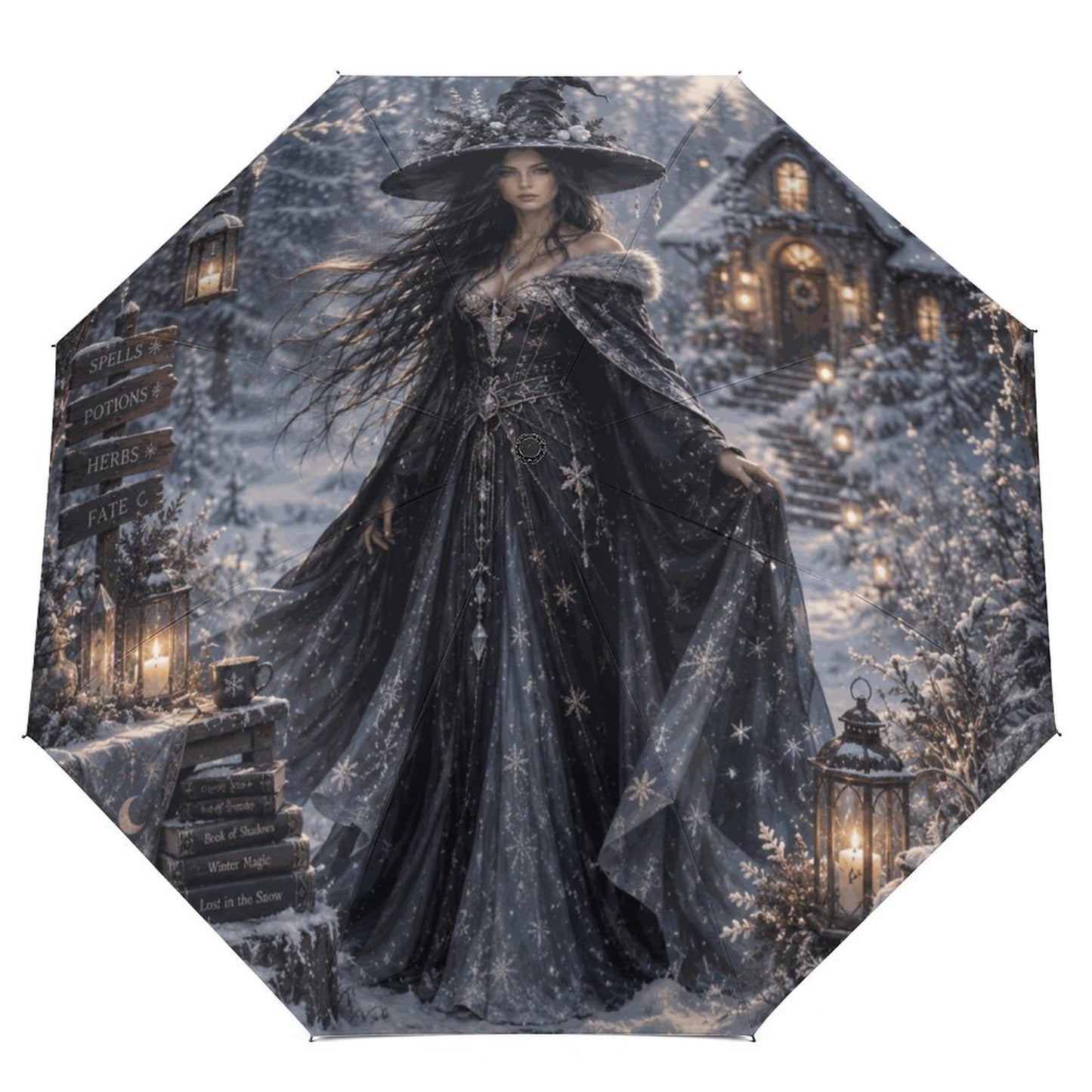 the Witch Winter Car Reverse Umbrella