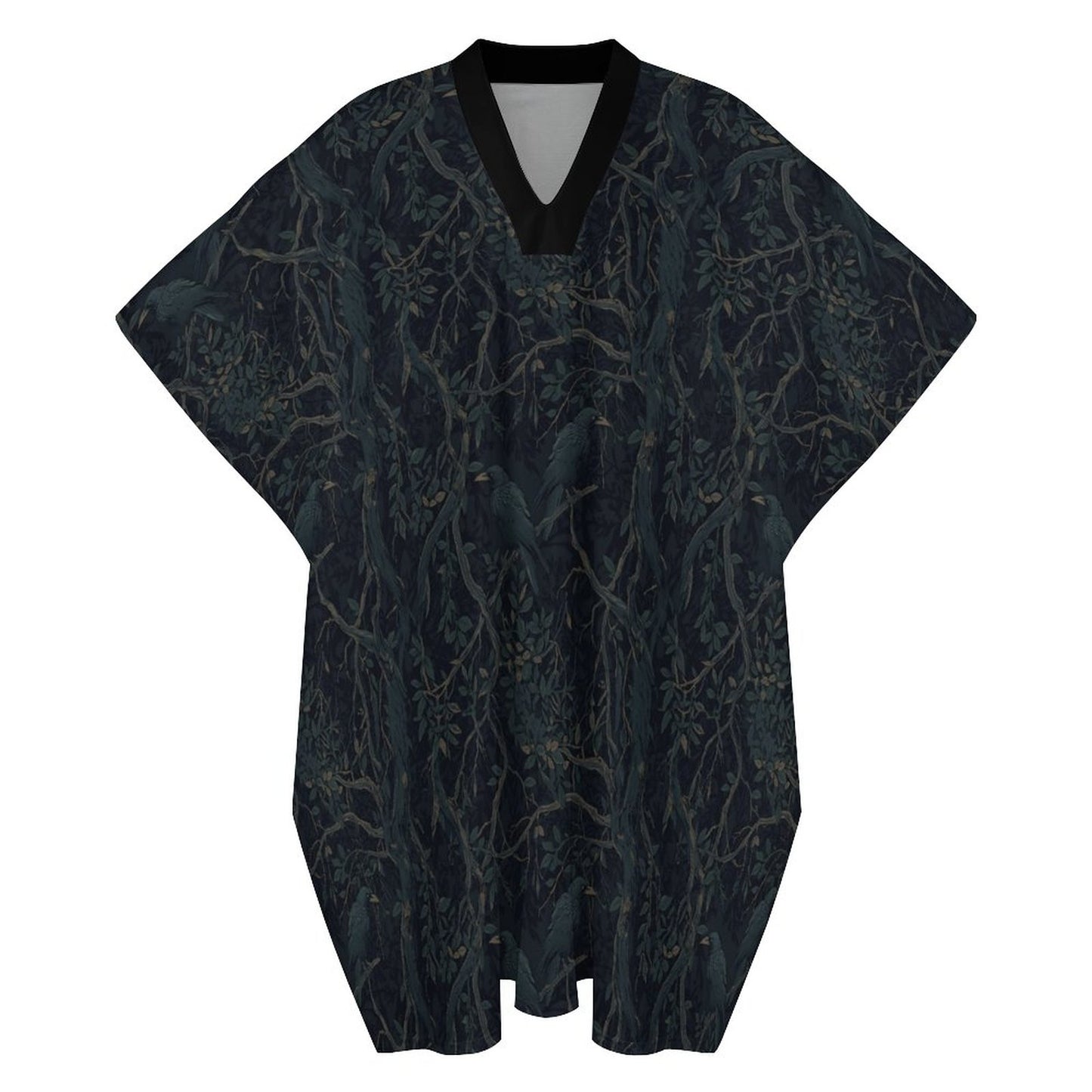 Mens William Morris 100gsm Middle Eastern Style Butterfly Sleeve Kaftan(All-Over Printing)