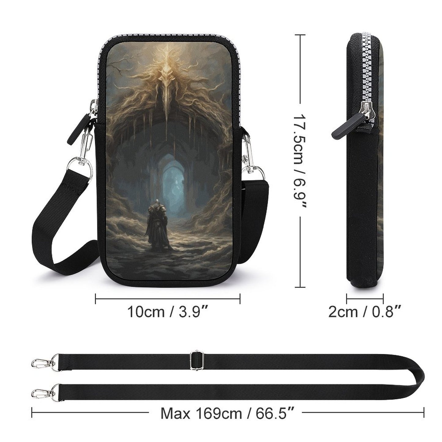 Elden Ring Warrior Cell Phone Crossbody Pouch