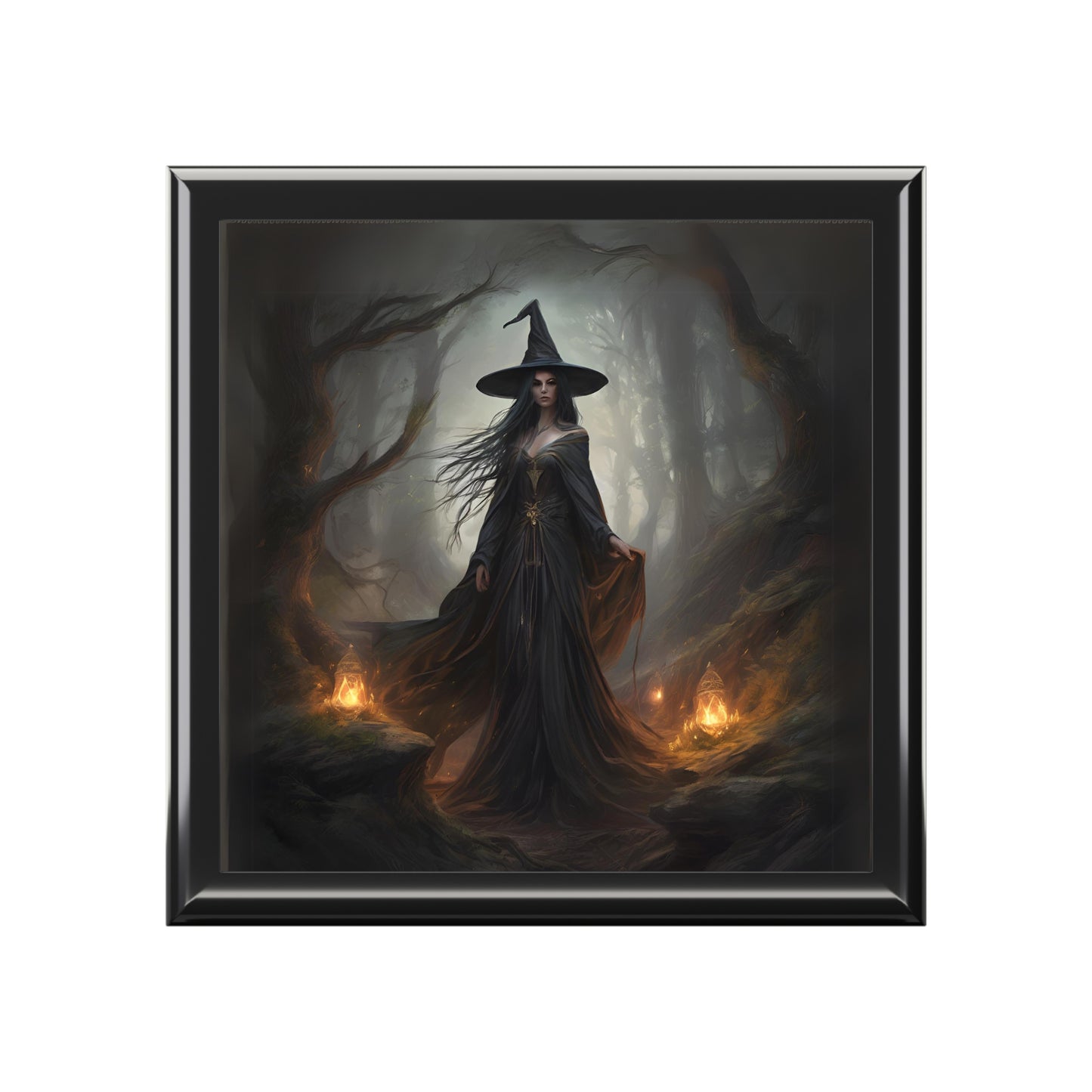 Witch Jewelry Box Magic Storage Case - Witchy Accessories Wiccan Trinket Holder