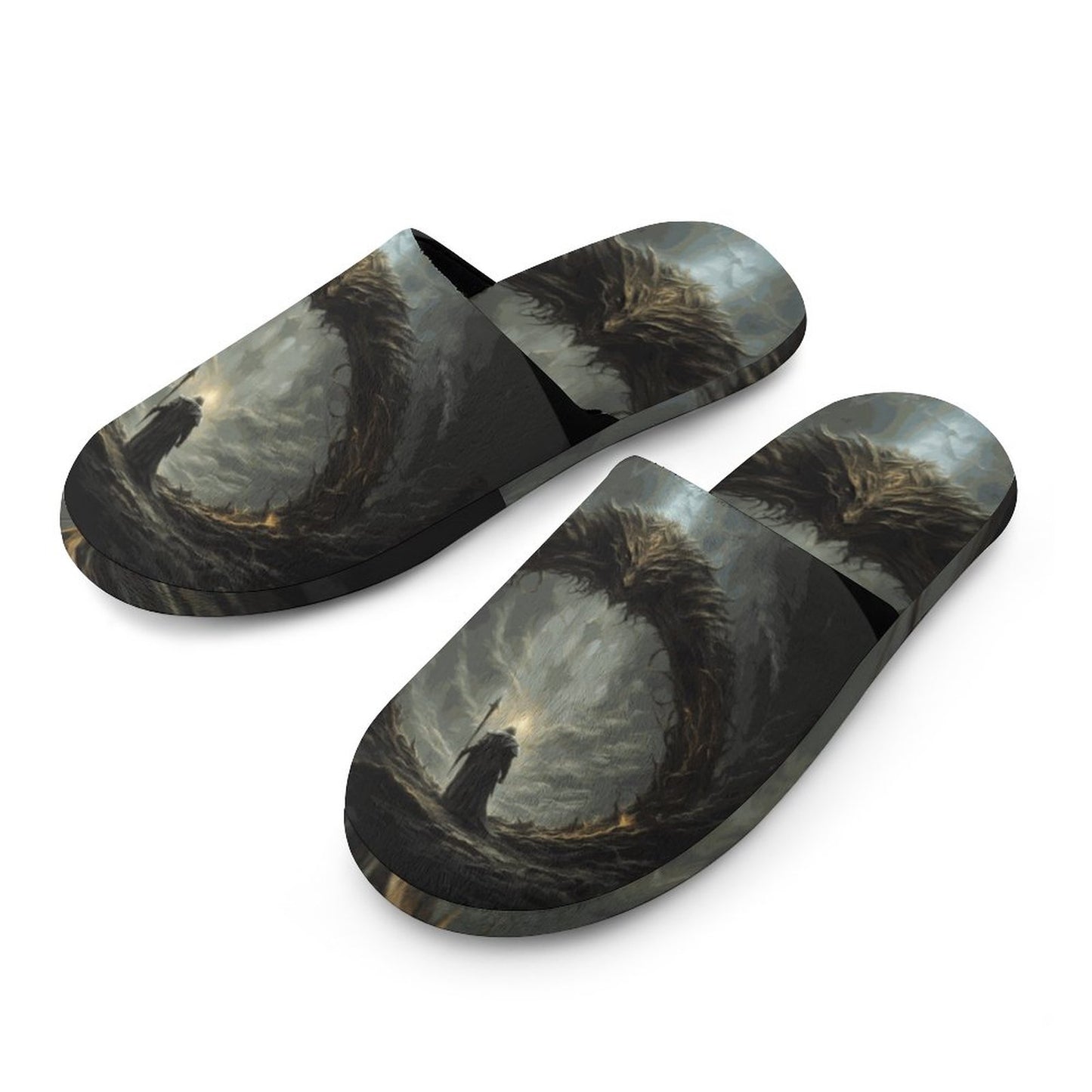 Flannel Men's Cotton Slippers