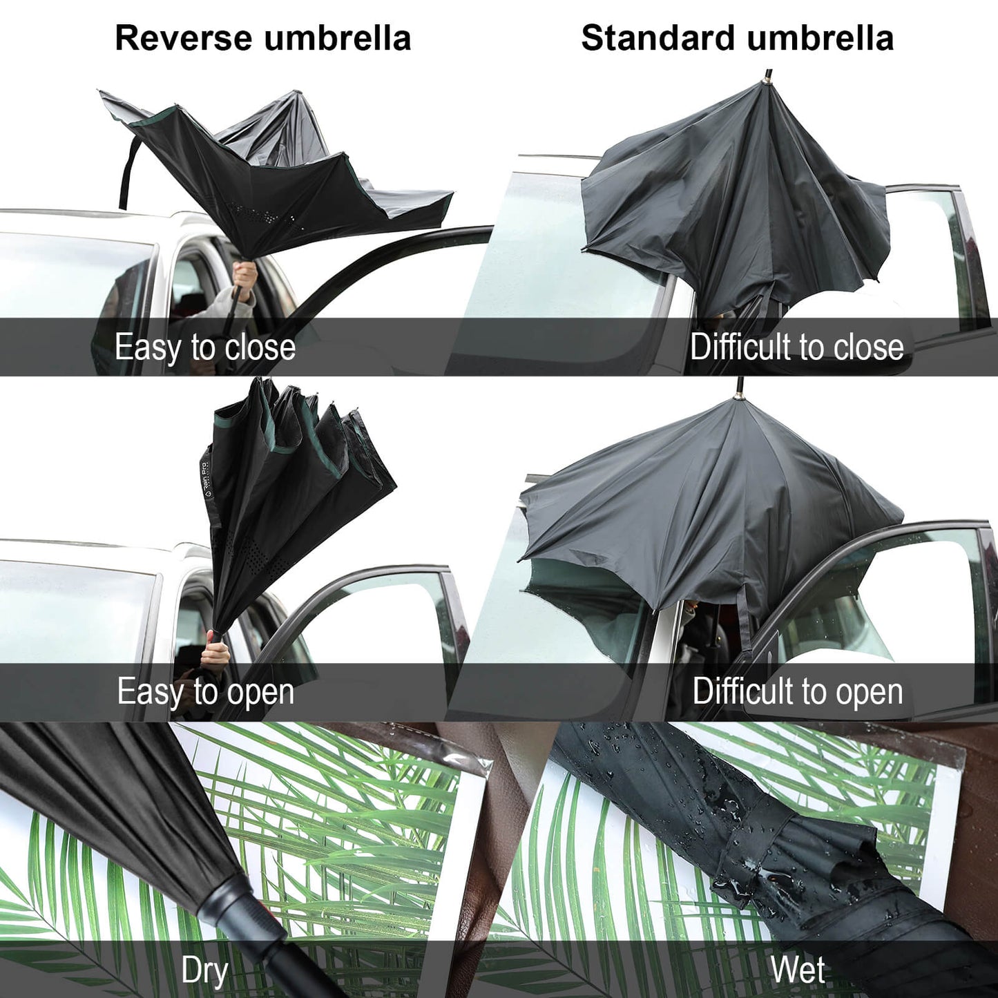 The Witch Springtime Car Reverse Umbrella