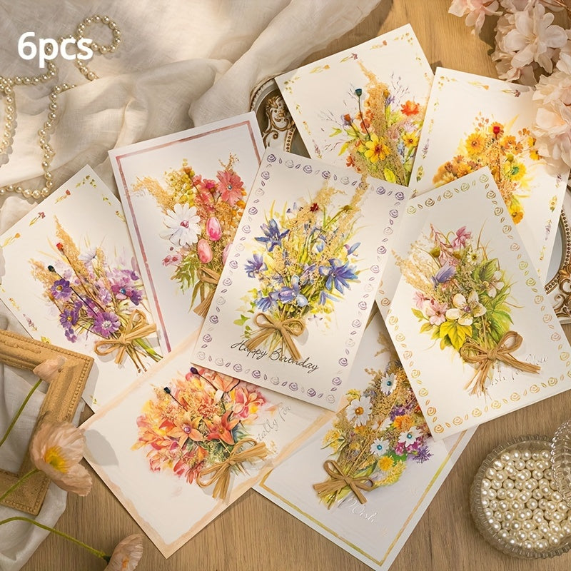The Witchy Gypsy Dry Flower Greeting Cards