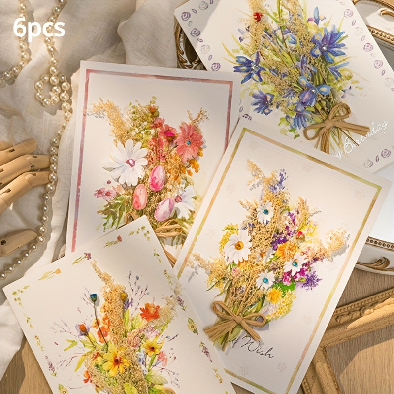 The Witchy Gypsy Dry Flower Greeting Cards