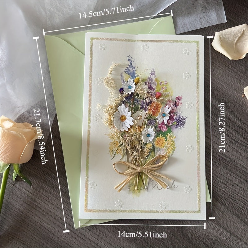 The Witchy Gypsy Dry Flower Greeting Cards