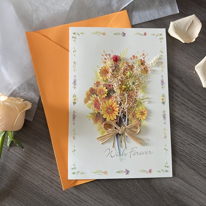 The Witchy Gypsy Dry Flower Greeting Cards
