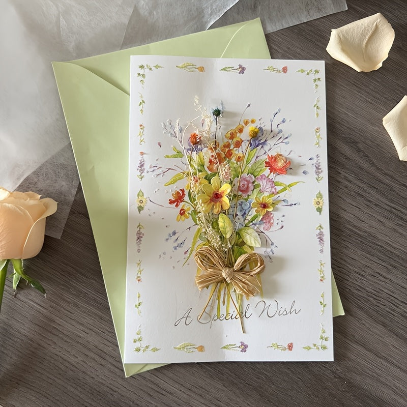 The Witchy Gypsy Dry Flower Greeting Cards