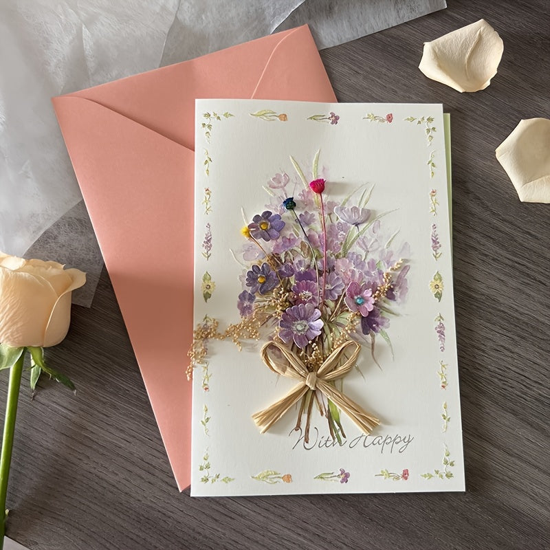The Witchy Gypsy Dry Flower Greeting Cards