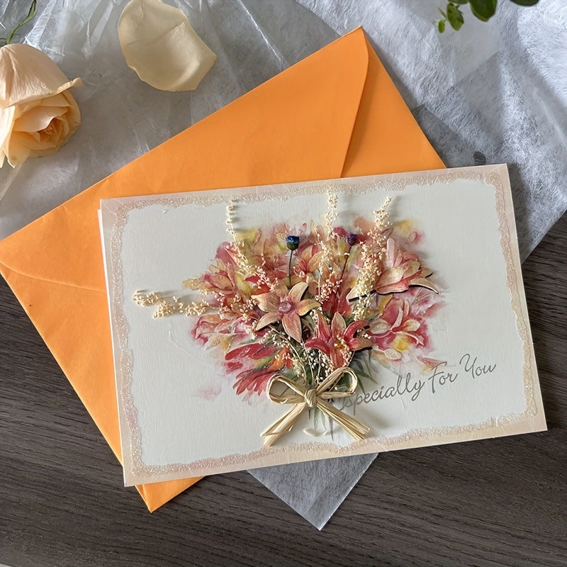 The Witchy Gypsy Dry Flower Greeting Cards