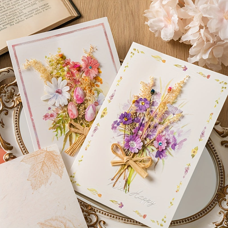 The Witchy Gypsy Dry Flower Greeting Cards