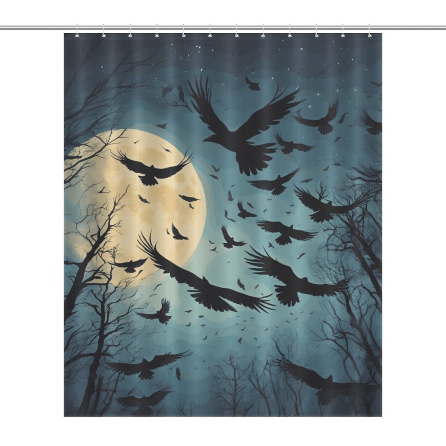Flower Shower Curtain-66x72Inch (168x183cm)