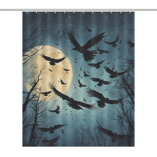 Flower Shower Curtain-66x72Inch (168x183cm)