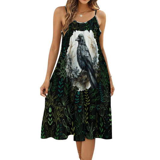 Spaghetti Strap Dress KQ (All-Over Printing)