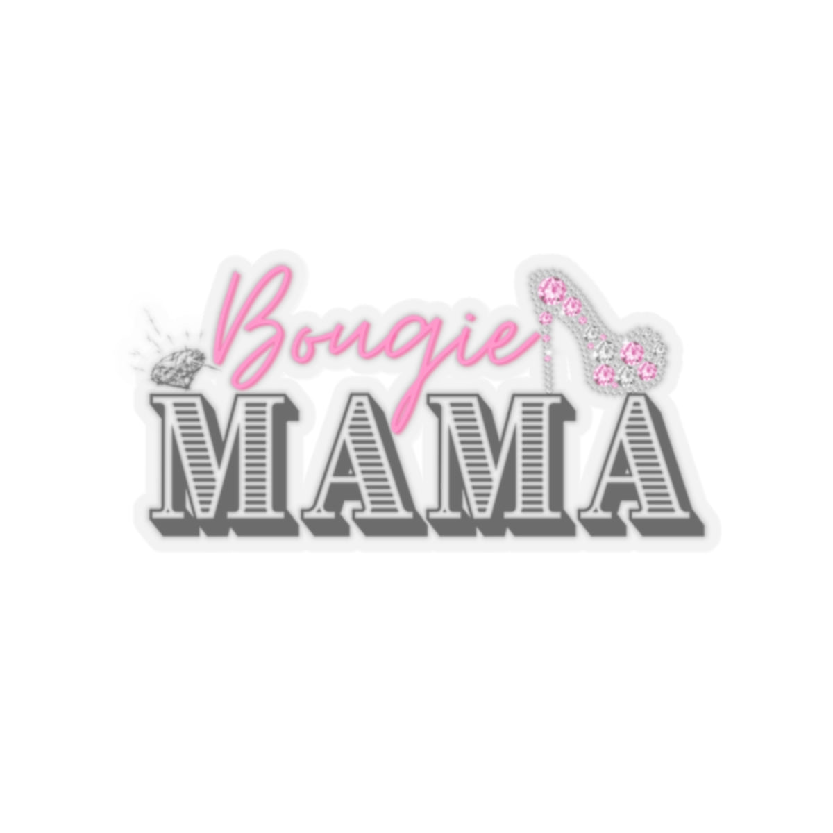 Bougie Mama Kiss-Cut Stickers