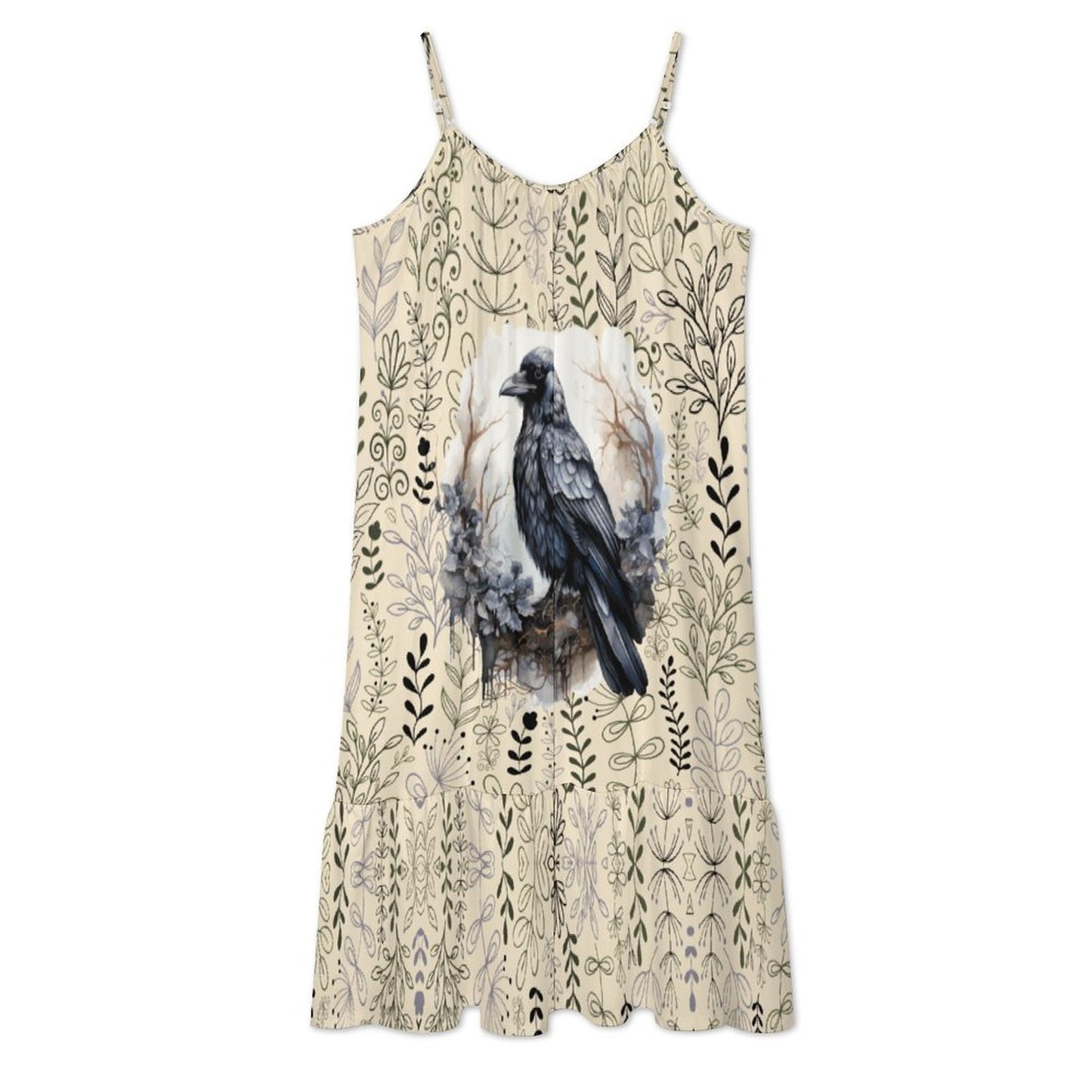 Spaghetti Strap Dress KQ (All-Over Printing)