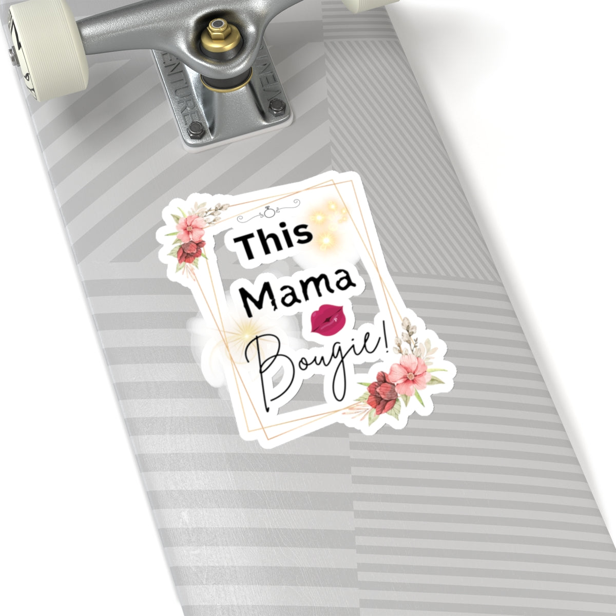 This Mama Bougie Kiss-Cut Stickers