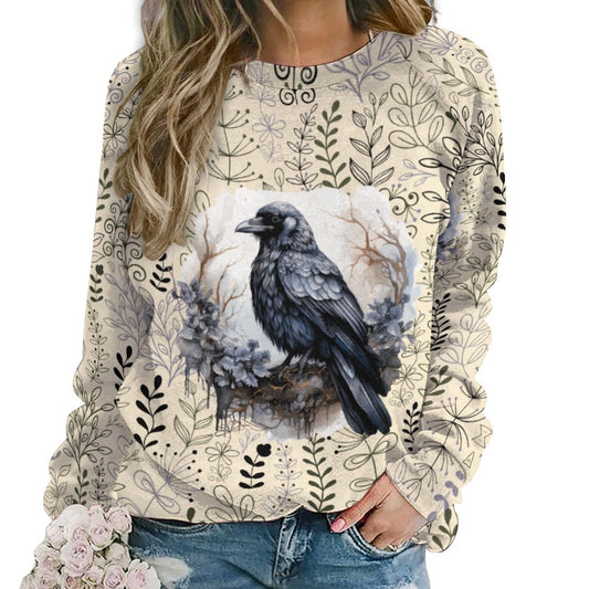 Crows Nest 280gsm Custom Sweatshirt Designs Raglan Style RHDEC2 (All-Over Printing)