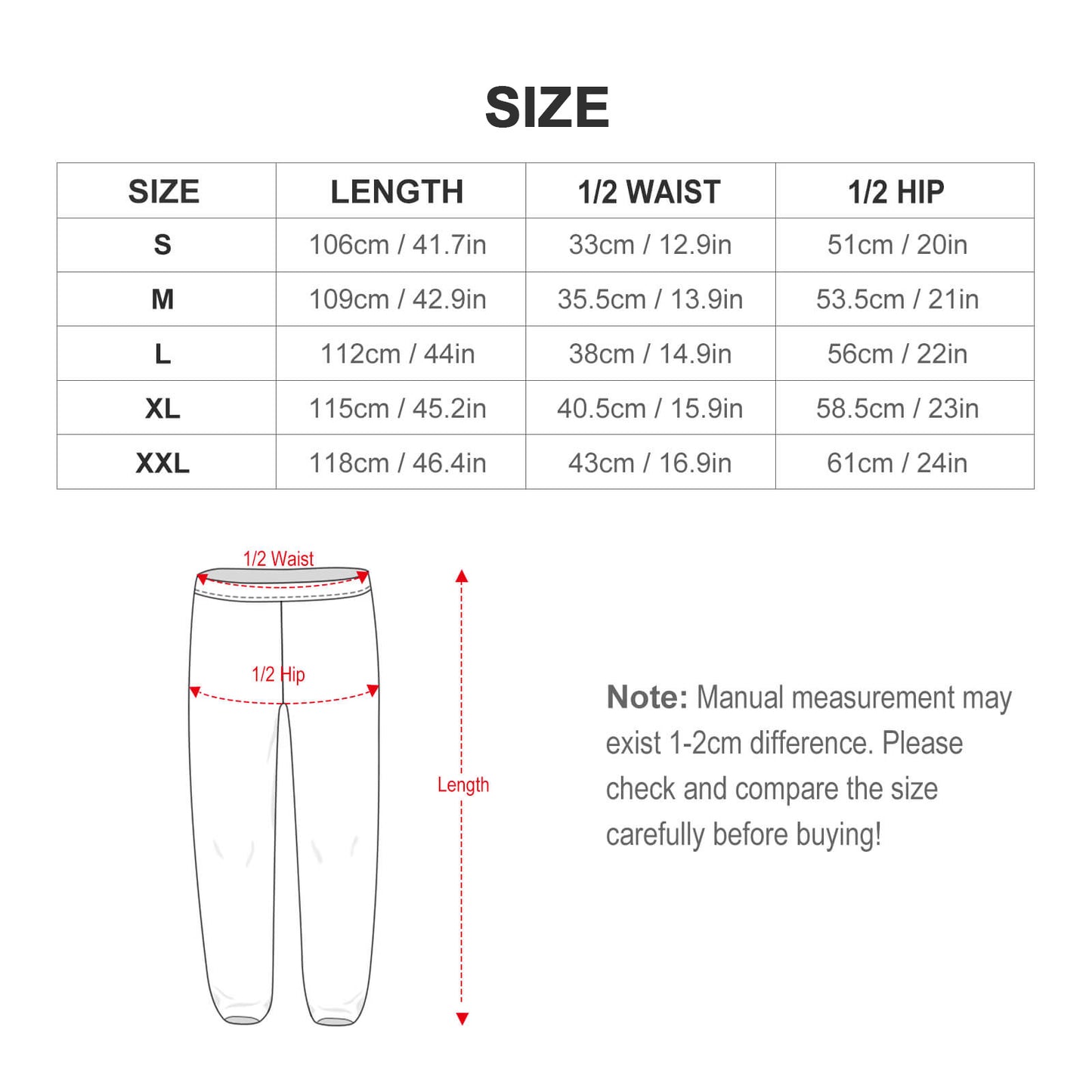 Casual Yoga Pants NZ204 (All-Over Printing)
