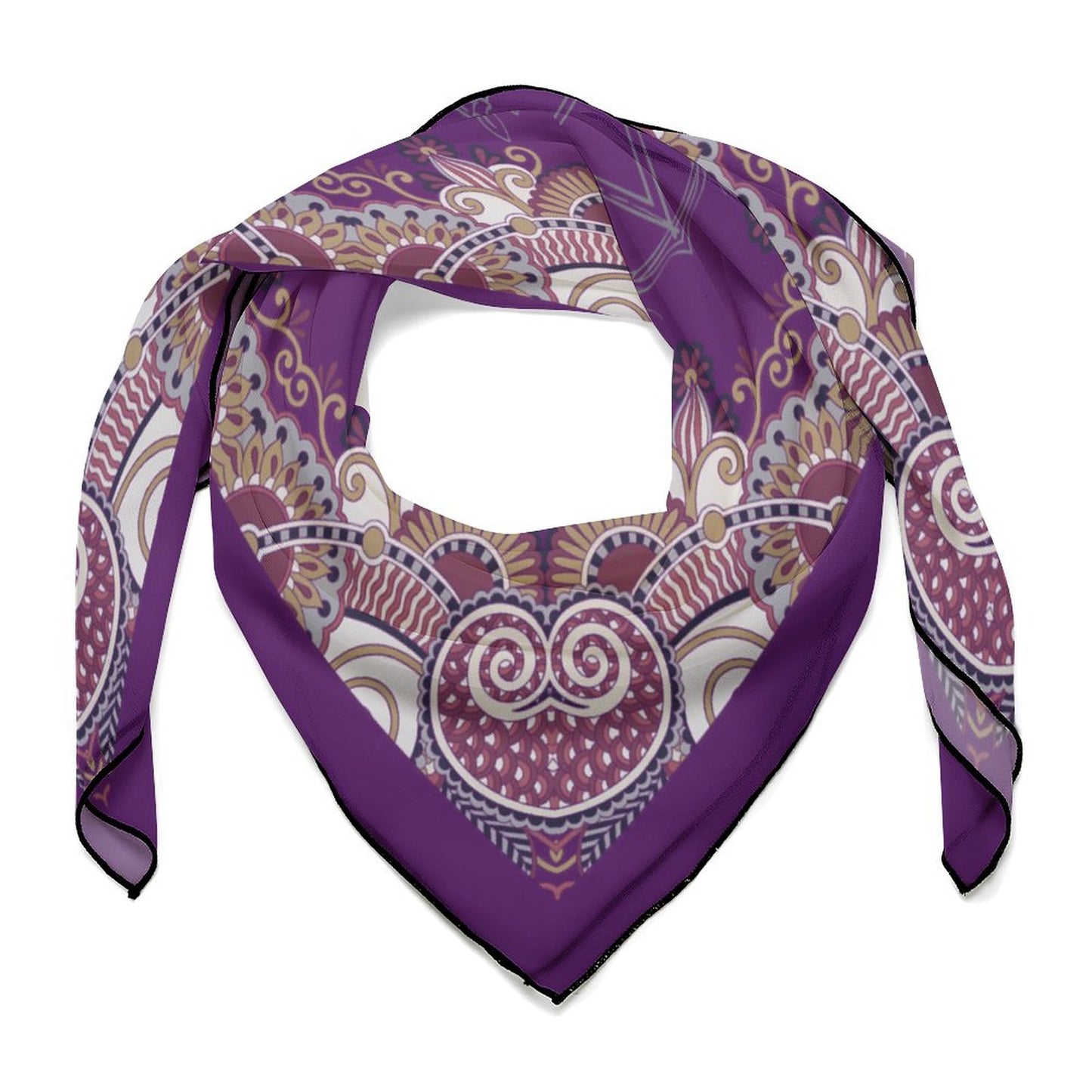 Pagan Paisley Purple Women's Scarf NZ215