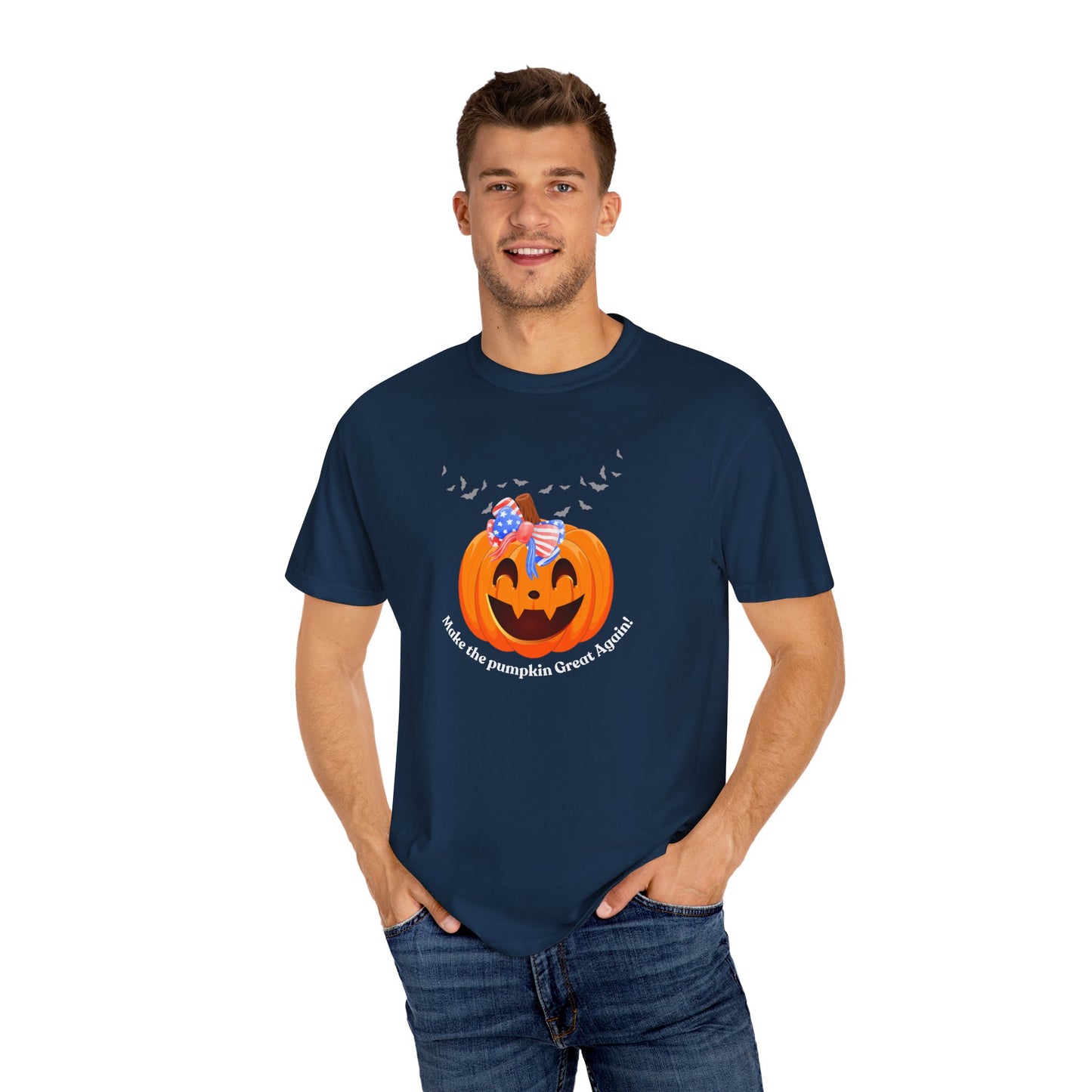 Make the Pumpkin great again! Unisex Garment-Dyed T-shirt