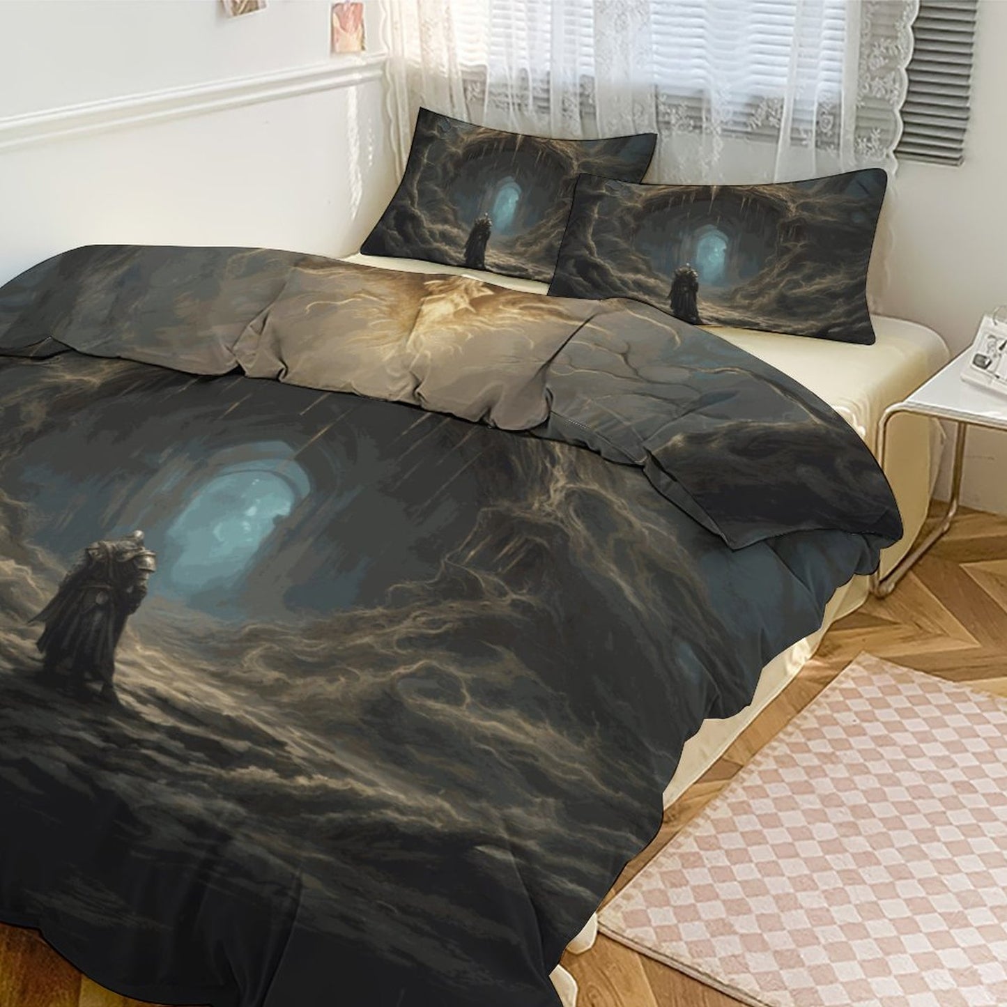Elden Ring Warrior 3-Piece Bedding Set- Full, gaming gift, Gamer merch