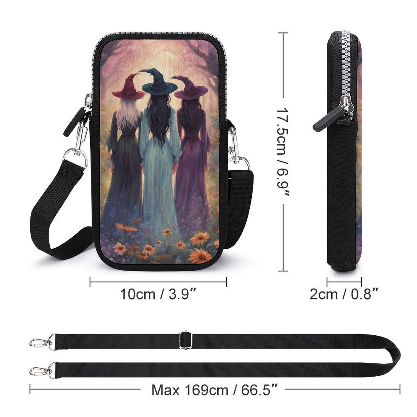 The Sisterhood Witches Cell Phone Crossbody Pouch