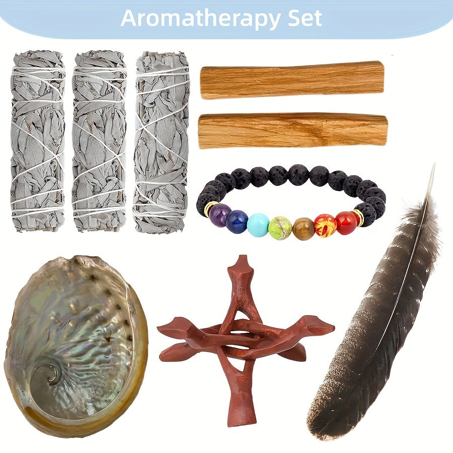 9-piece White Sage Incense Set, White Sage Incense Sticks