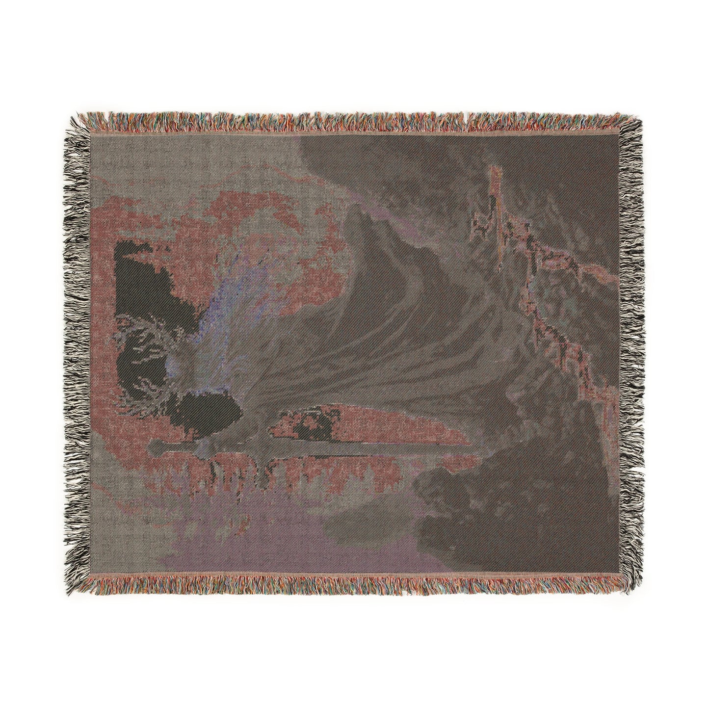 Aelin with Sword Woven Blanket | Throne of Glass Inspired, Sarah J Maas Reading Nook