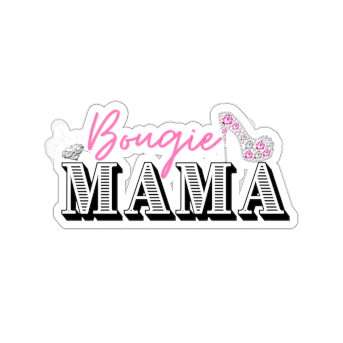 Bougie Mama Kiss-Cut Stickers