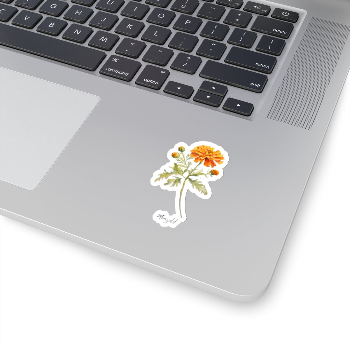 October Marigold Birth flower  Kiss-Cut Stickers