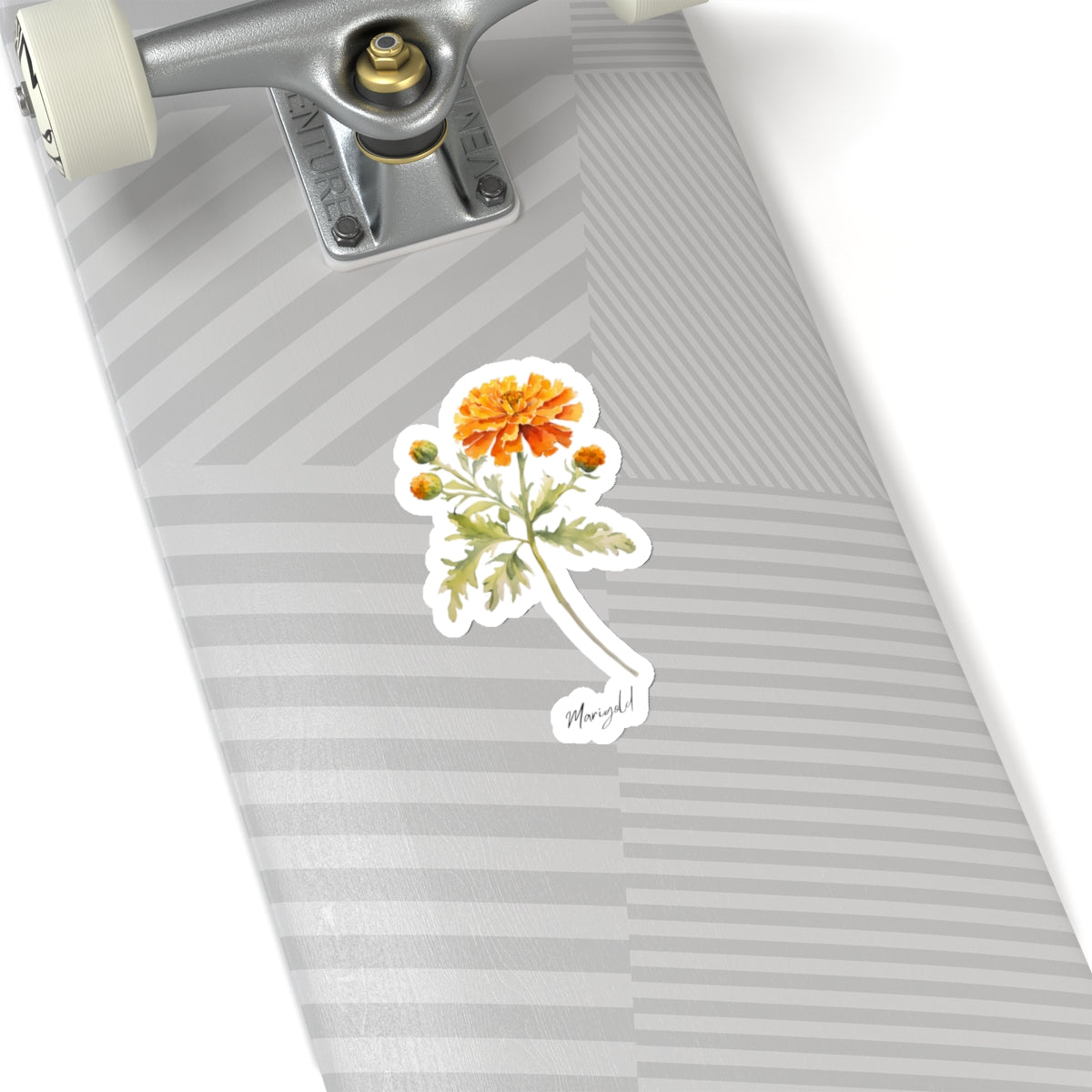 October Marigold Birth flower  Kiss-Cut Stickers