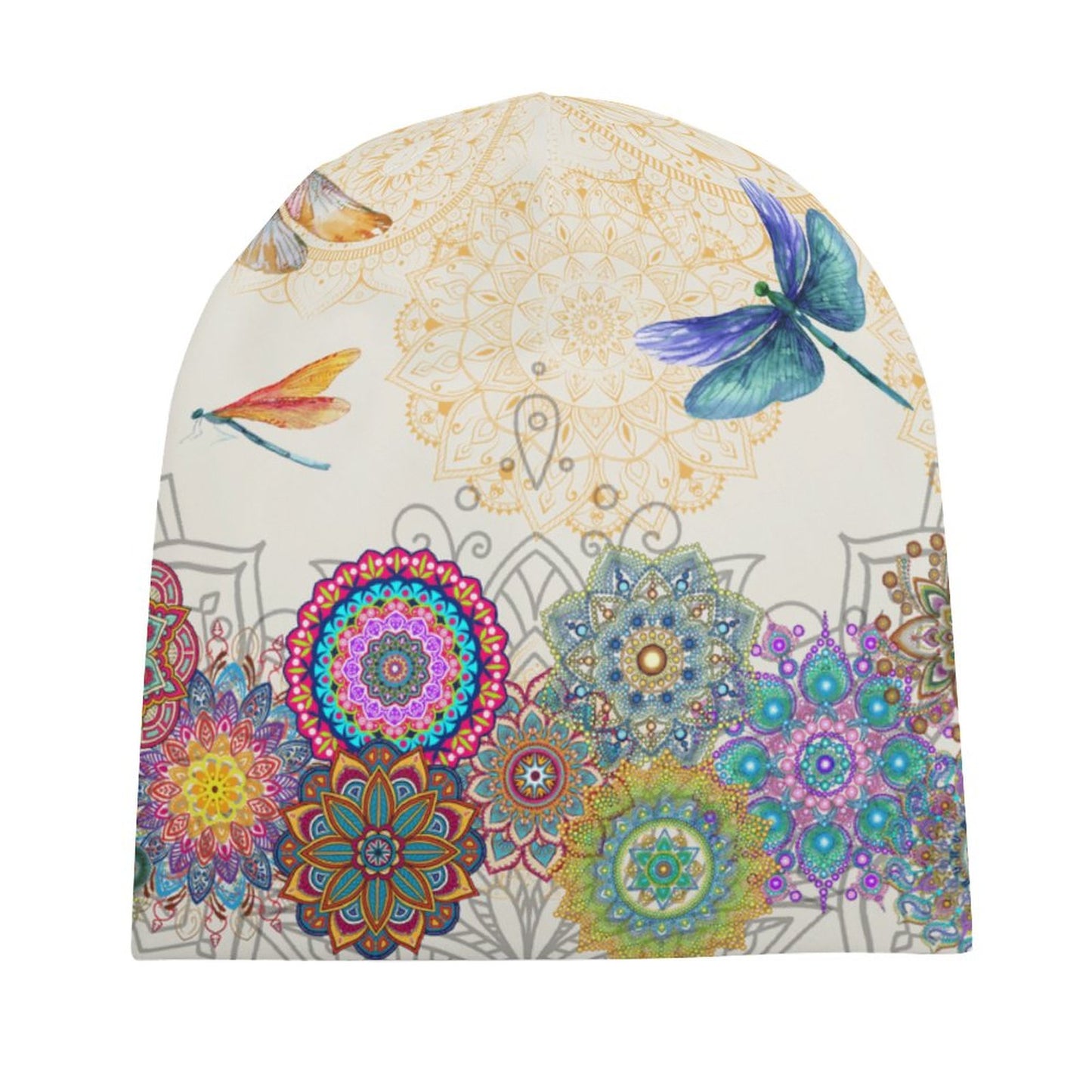 Dragonfly Mandala Pullover Cap (All-Over Printing)