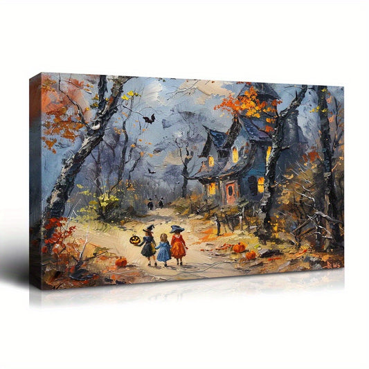The Witchy Gysy Trick or Treat Canvas print