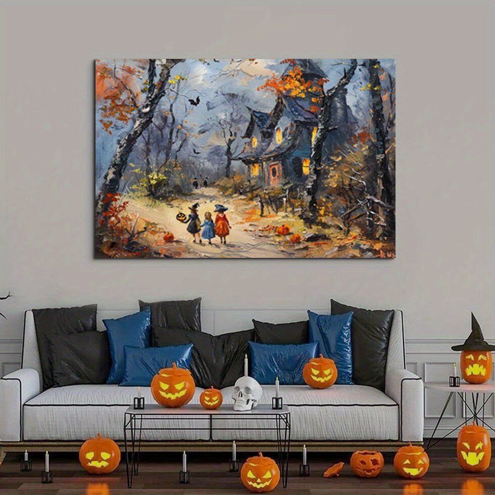 The Witchy Gysy Trick or Treat Canvas print