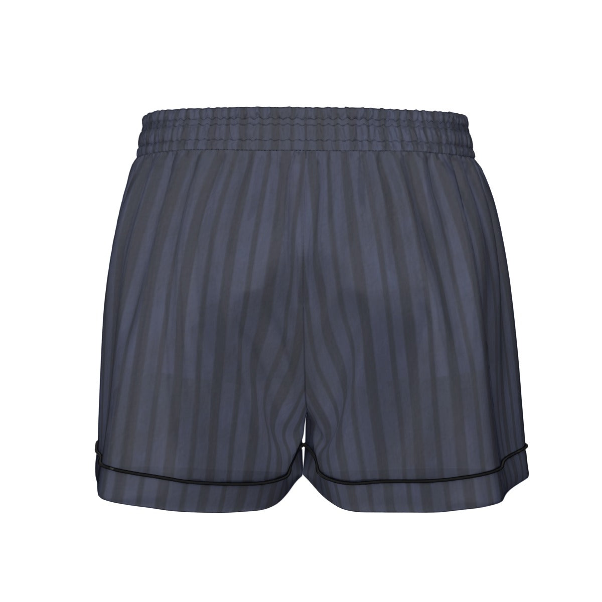 Striped shorts on a white background