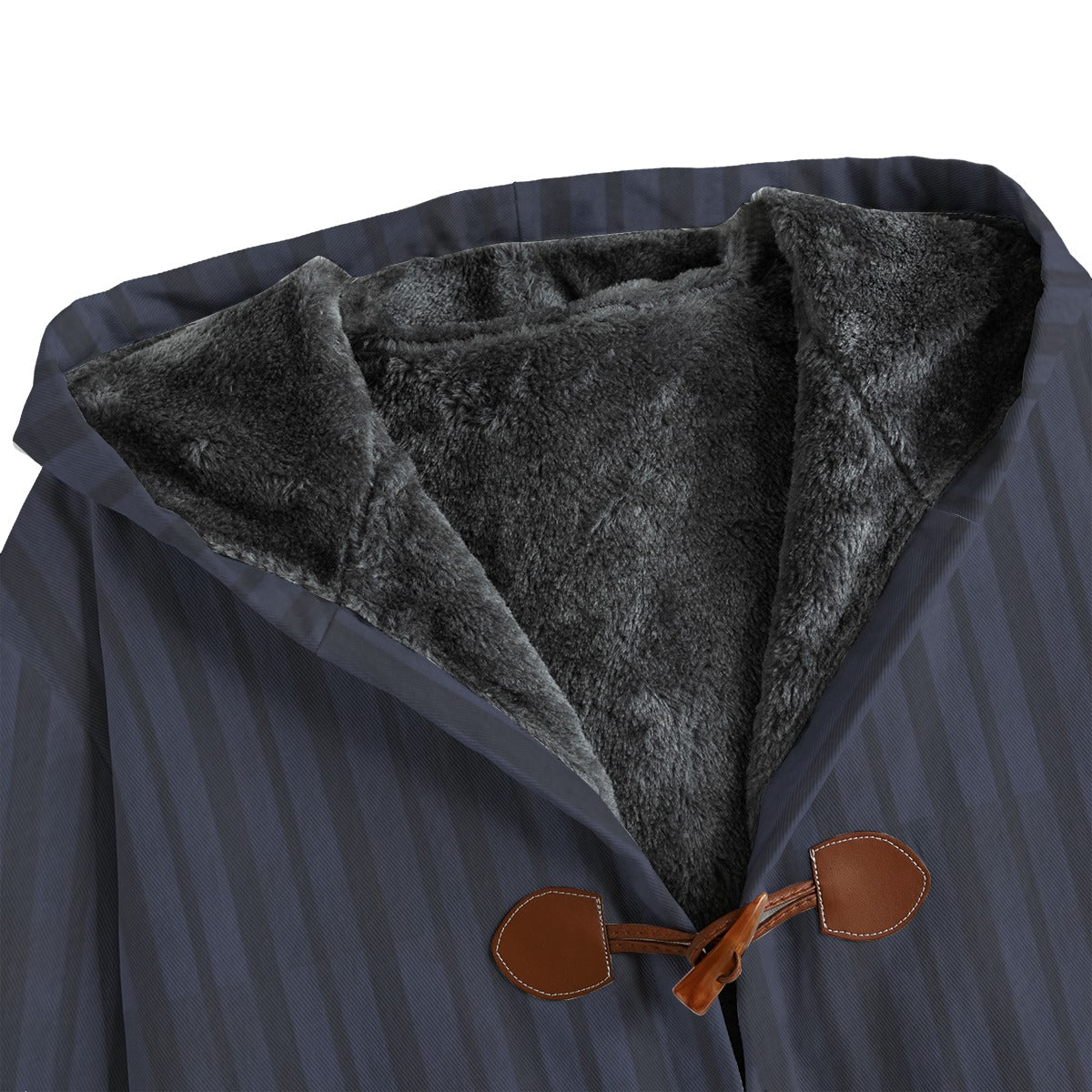 Blue Pin Stripe Windbreaker - Corporate Goth Attire