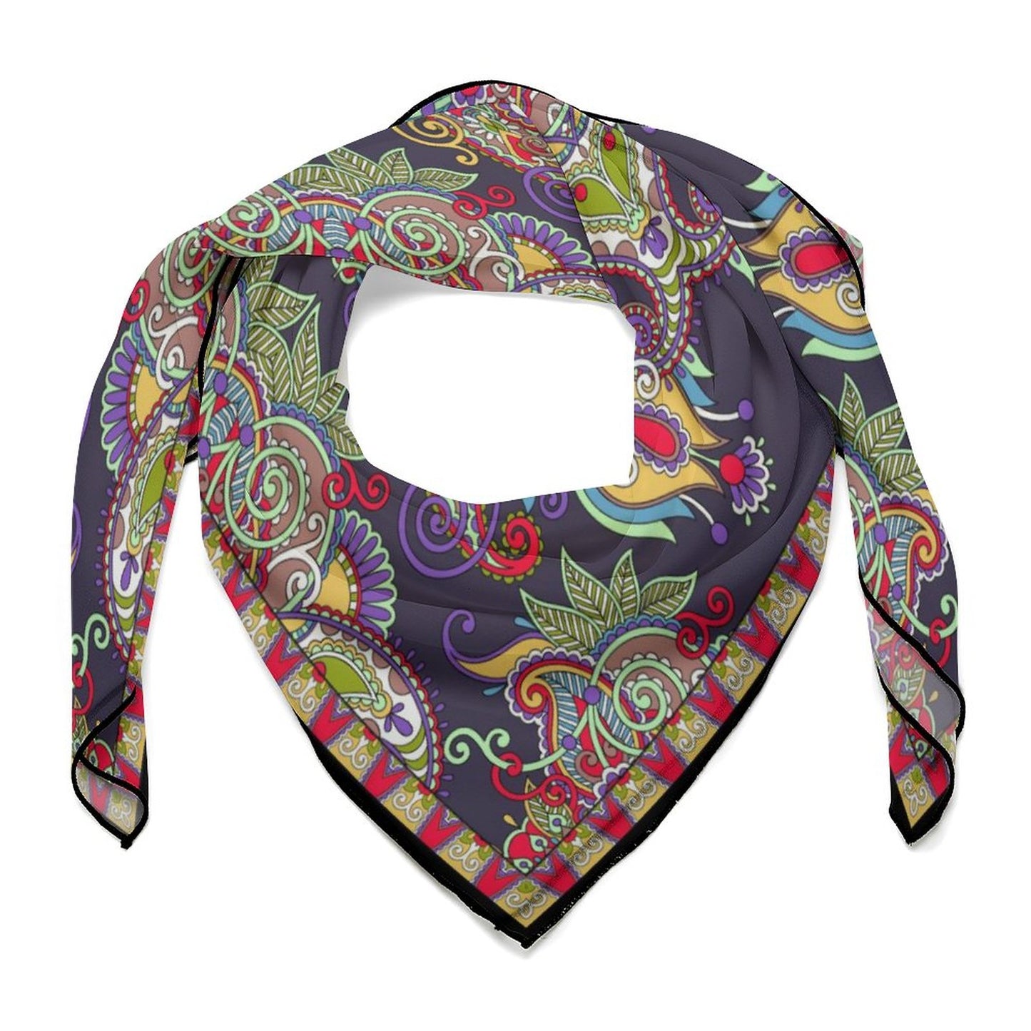 Boho Paisley Fun Women's Scarf, a fabulous explosion of multicolored fun pattern!