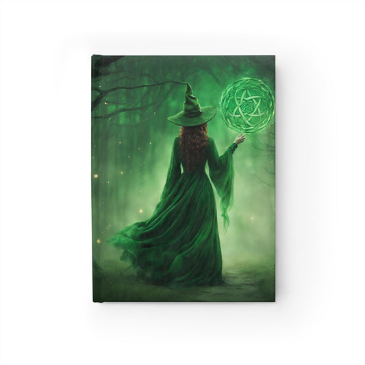 Celtic Green Witch Journal - Ruled Line, Green Witch, Wicca Journal
