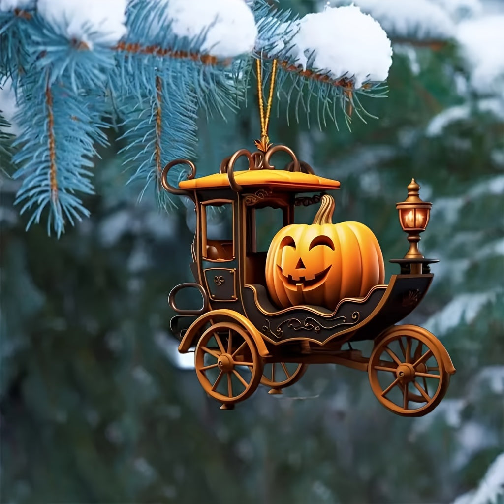 The Witchy Gypsy Halloween Pumpkin Ornament