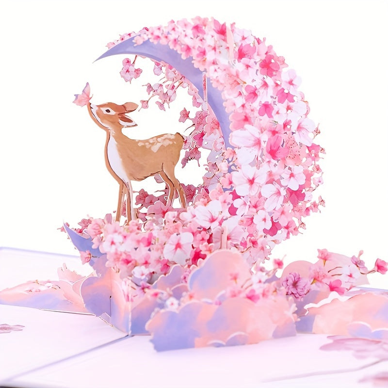 The Witchy Gypsy Deer Pop-up Card