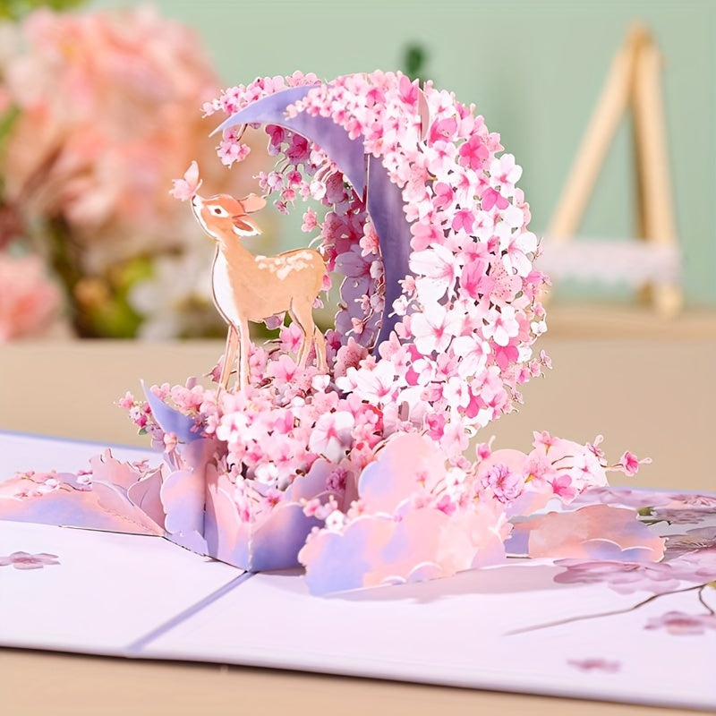The Witchy Gypsy Deer Pop-up Card
