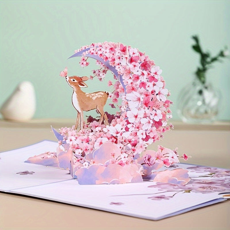 The Witchy Gypsy Deer Pop-up Card