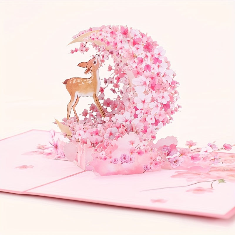 The Witchy Gypsy Deer Pop-up Card