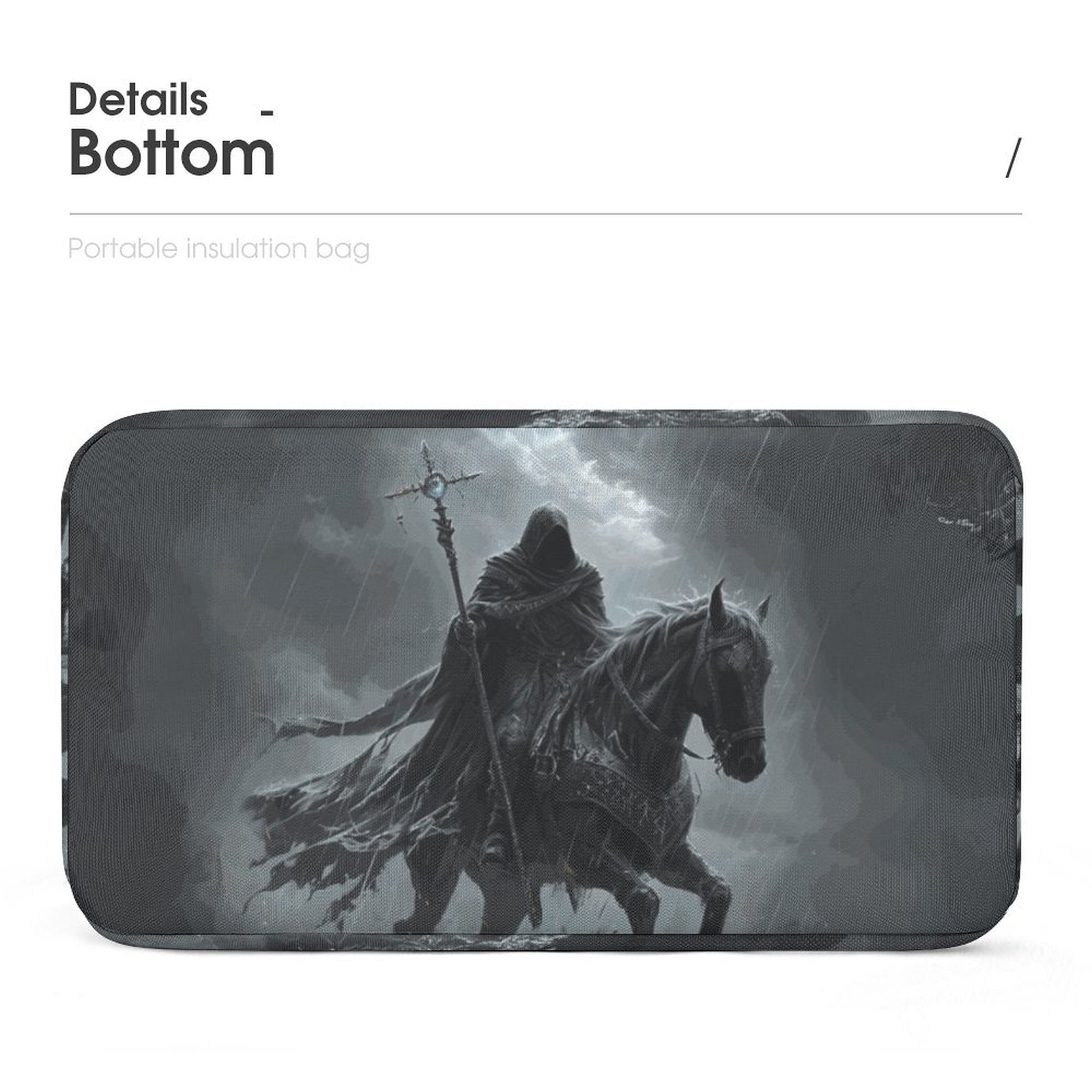 Cloaked Knight Lunch Bag, Elden Ring Inspired Gamer gift, Age of sigmar