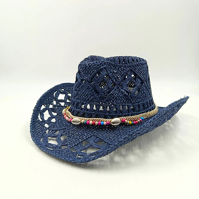 The Witchy Gypsy Colorful Straw Cowboy Hat