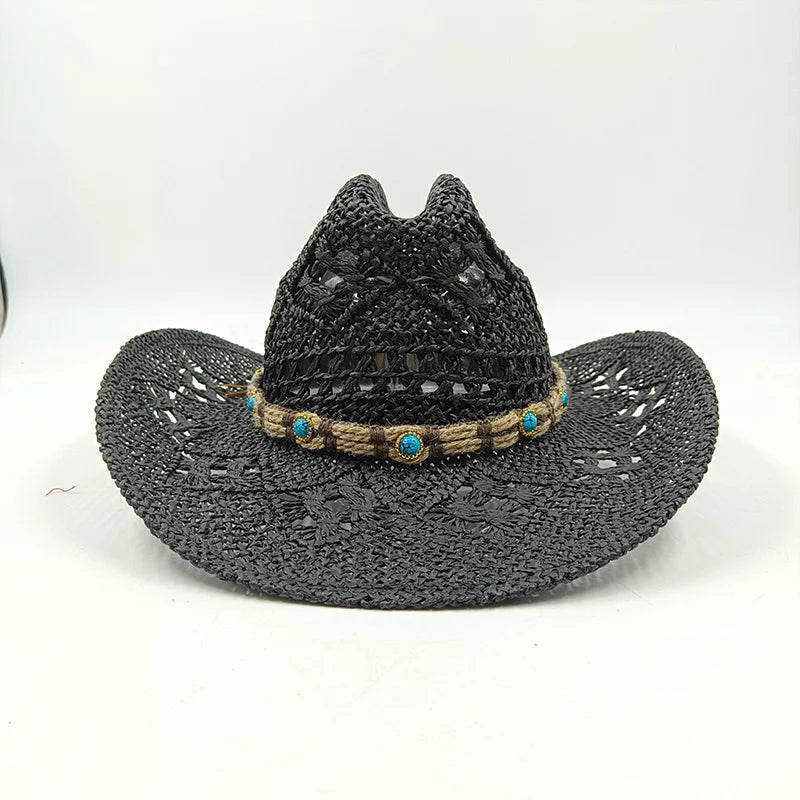 The Witchy Gypsy Colorful Straw Cowboy Hat