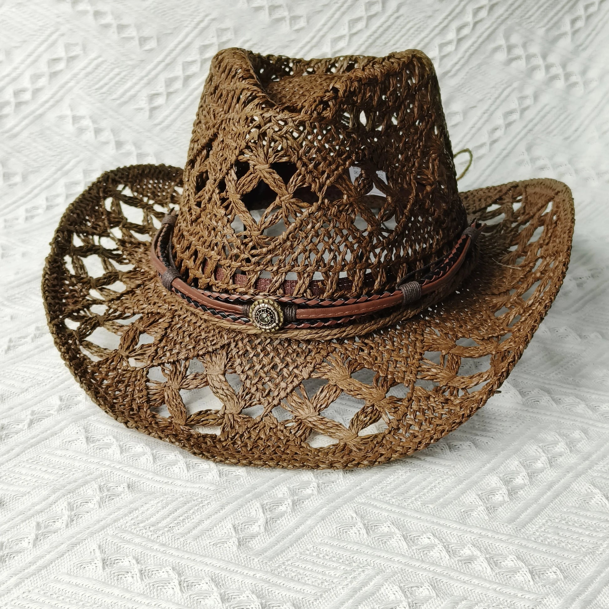 The Witchy Gypsy Colorful Straw Cowboy Hat